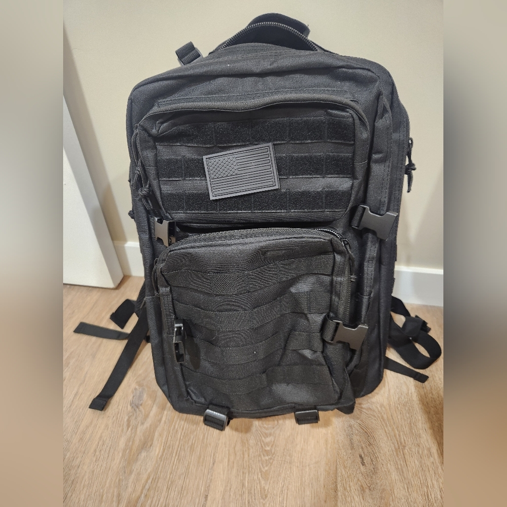 Tactical All Black Backpack 40L